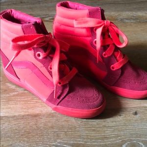 Vans wedged sneakers